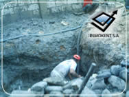 Costrucción inicial para la cimentación
